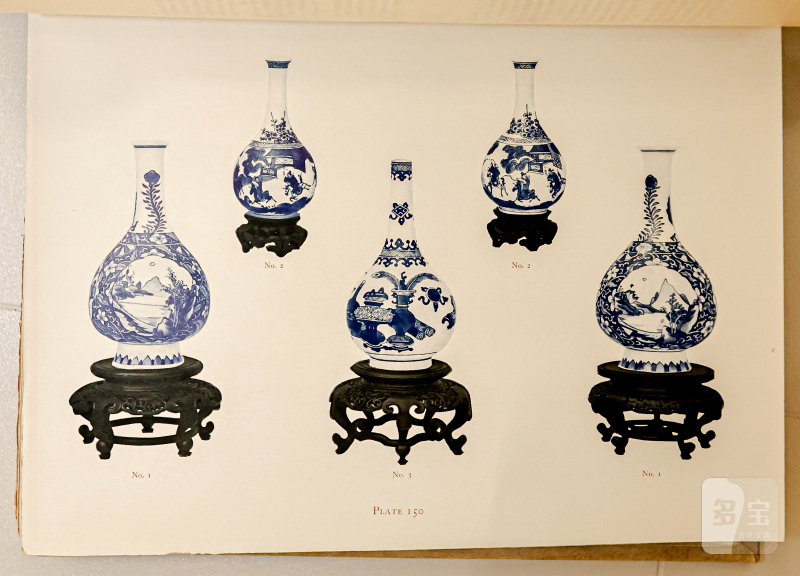 1911年巨册刷金伦敦收藏家罗勒和布莱克限量编号《中国瓷器与玉石》全套2册 - 图12